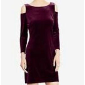 Velvet cocktail dress
